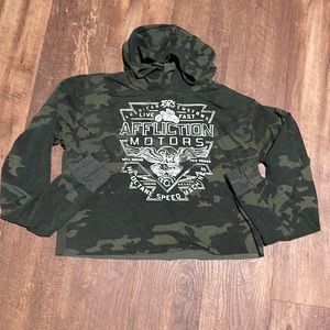 Affliction Cropped Sweatshirt